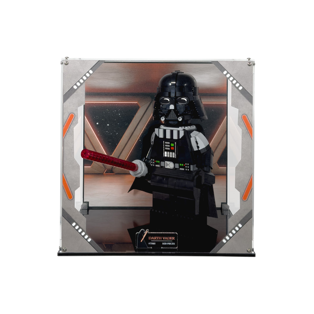 Display Case for LEGO Star Wars Up-Scaled Darth Vader Minifigure (75461)