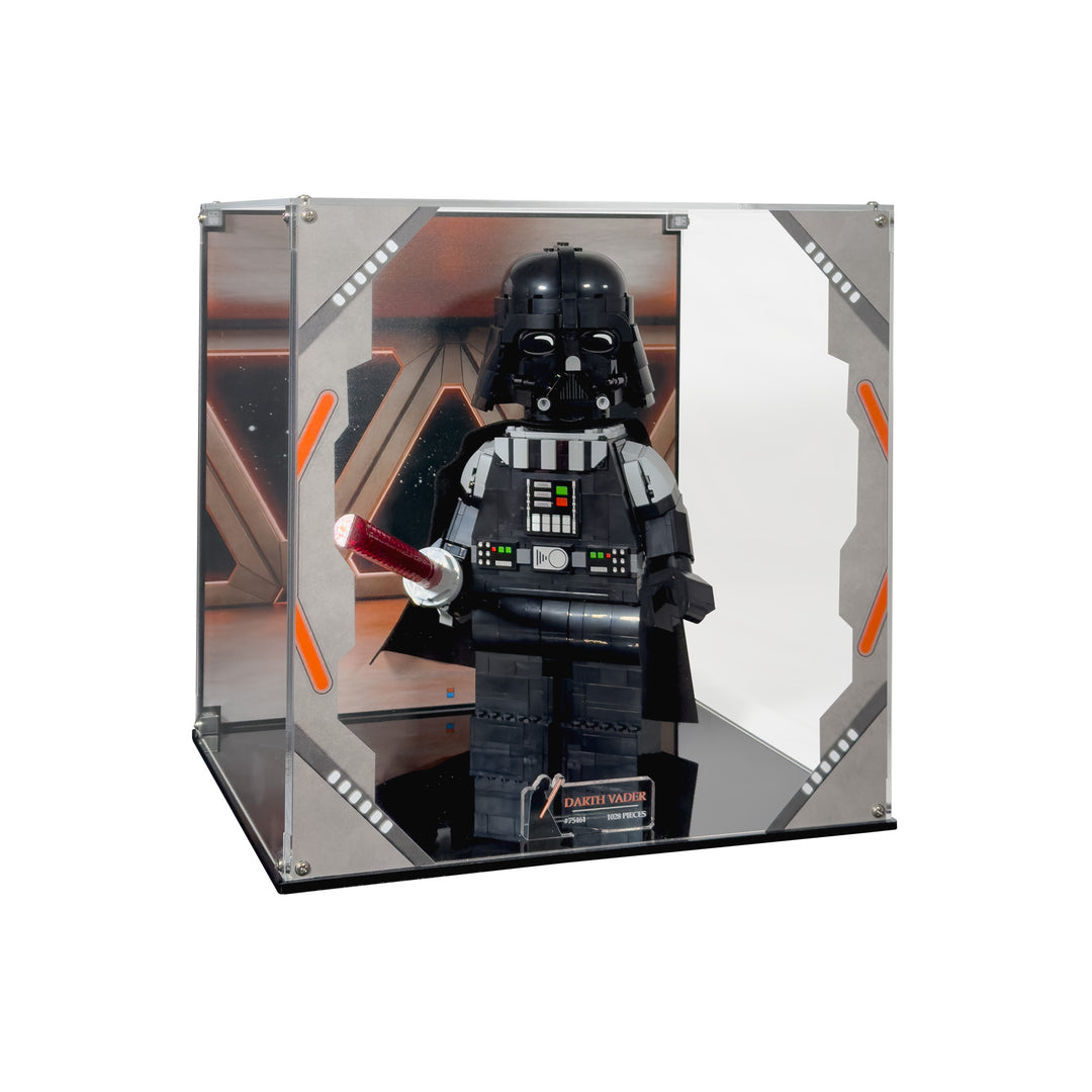 Display Case for LEGO Star Wars Up-Scaled Darth Vader Minifigure (75461)
