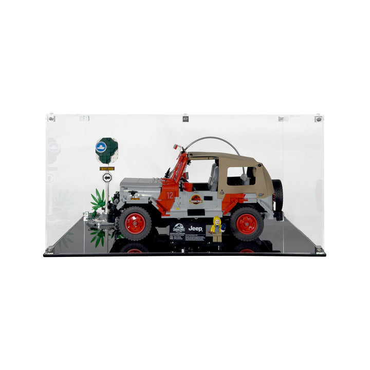 Display Case for LEGO Jurassic Park Jeep Wrangler (77984)