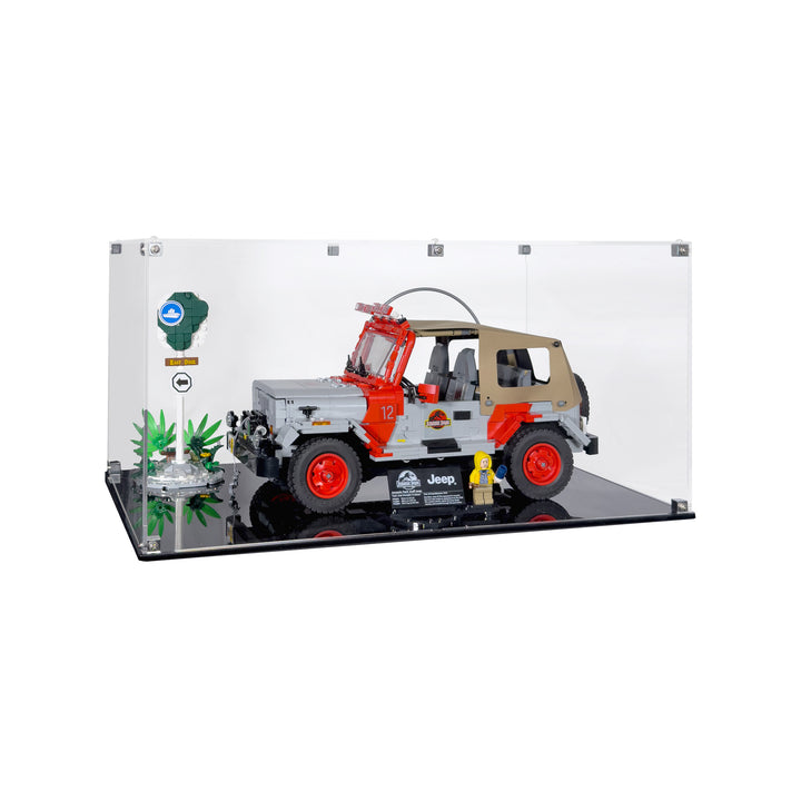 Display Case for LEGO Jurassic Park Jeep Wrangler (77984)