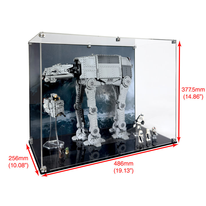 Display Case for 75454 - Star Wars Imperial Remnant AT-AT with INT-4