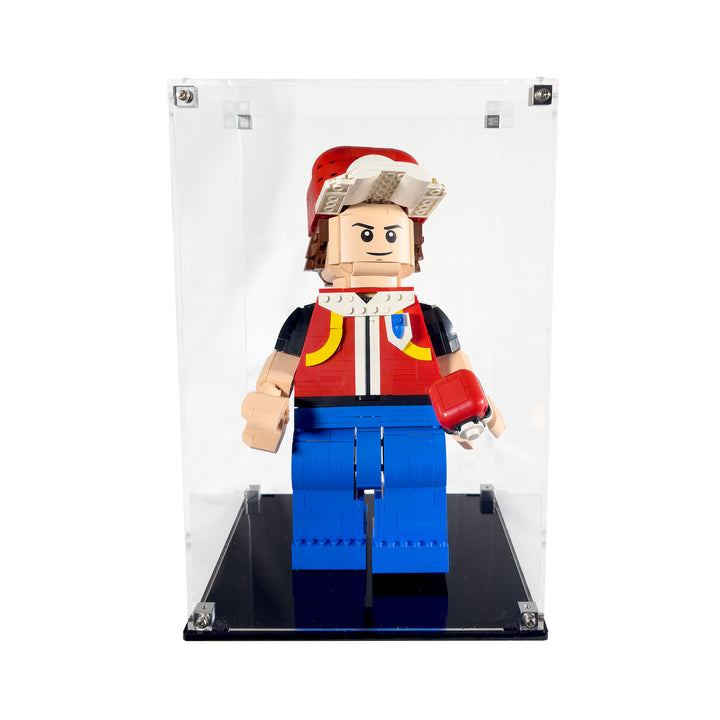 Display Case for Pokémon Up-Scaled Red Minifigure (40868)