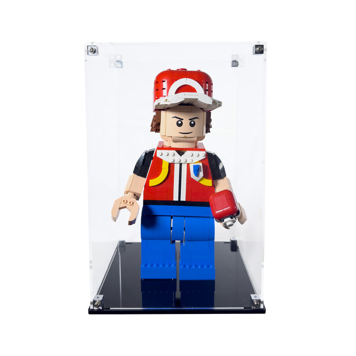 Display Case for Pokémon Up-Scaled Red Minifigure (40868)