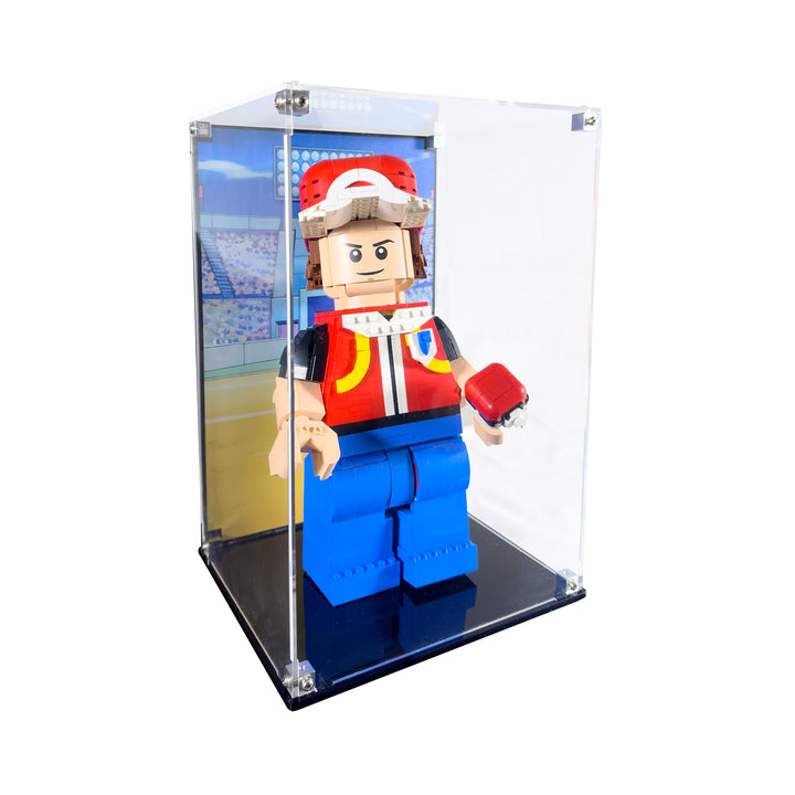 Display Case for Pokémon Up-Scaled Red Minifigure (40868)