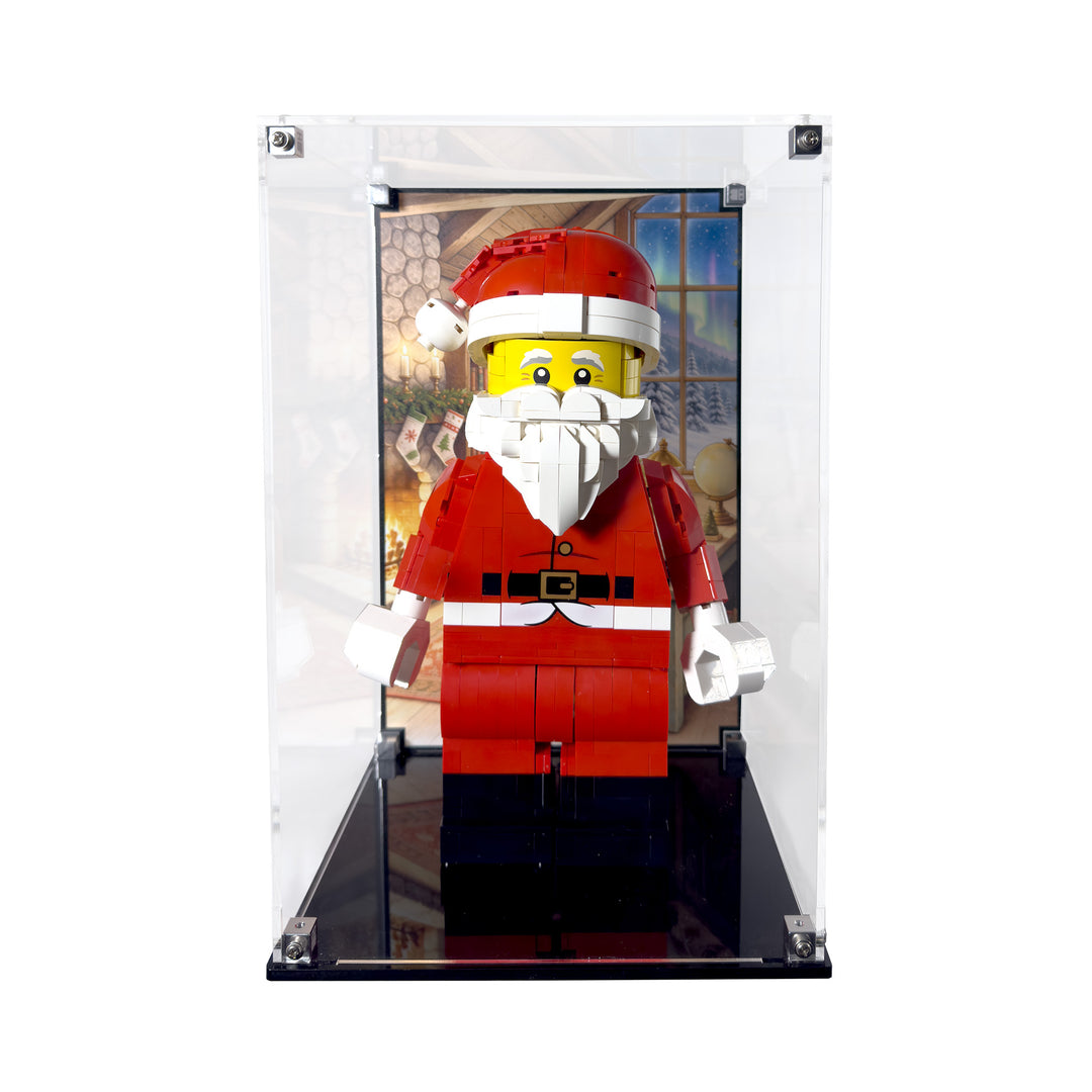 Display Case for LEGO Up-Scaled Santa Minifigure (40820)