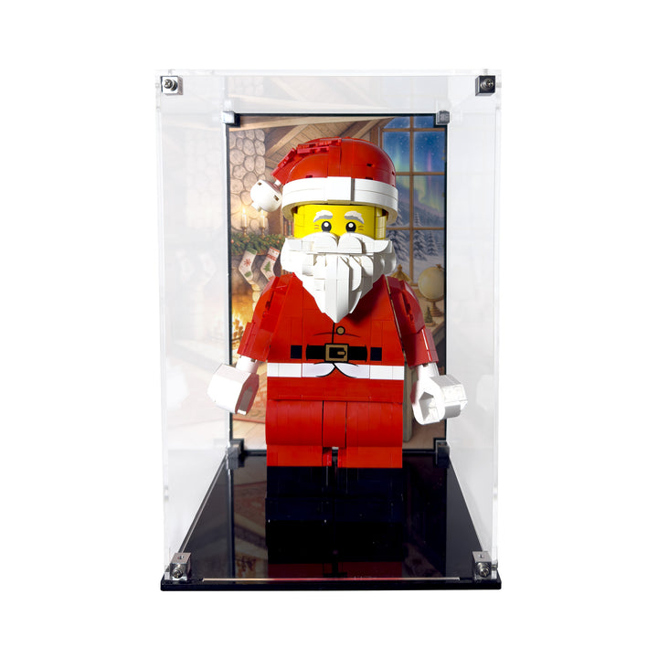Display Case for LEGO Up-Scaled Santa Minifigure (40820)
