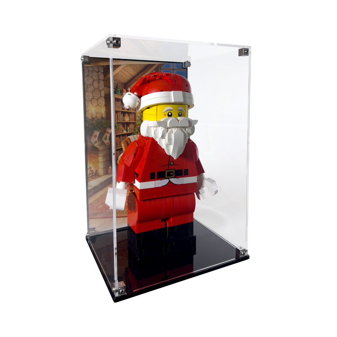 Display Case for LEGO Up-Scaled Santa Minifigure (40820)