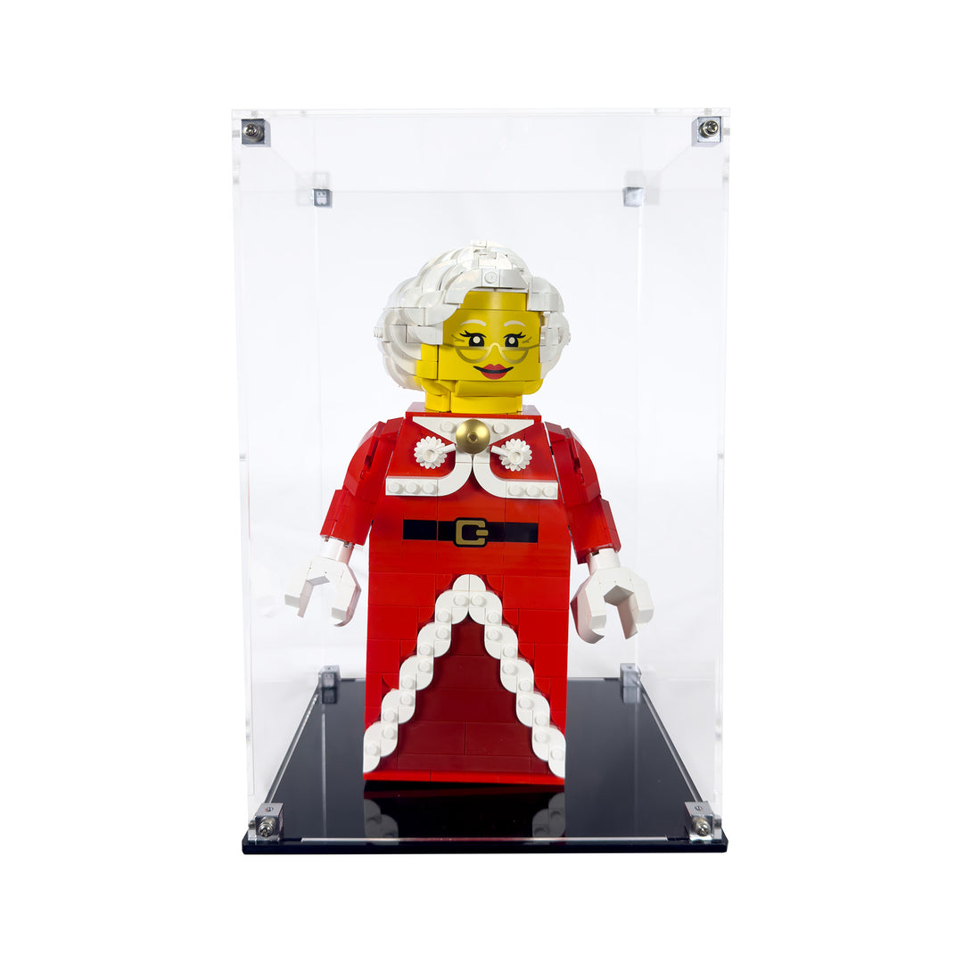 Display Case for LEGO Up-Scaled Mrs. Claus Minifigure (40875)