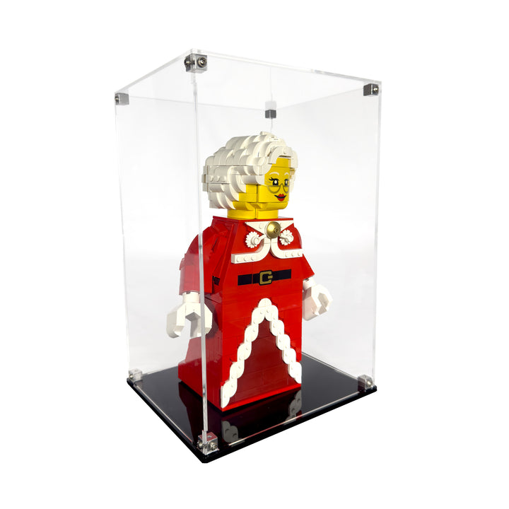 Display Case for LEGO Up-Scaled Mrs. Claus Minifigure (40875)