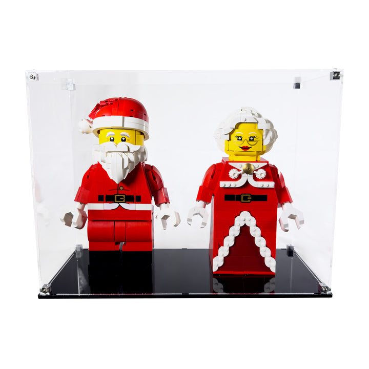 Display Case for Minifigure Santa and Mrs. Claus Display Case (40820 and 40875)
