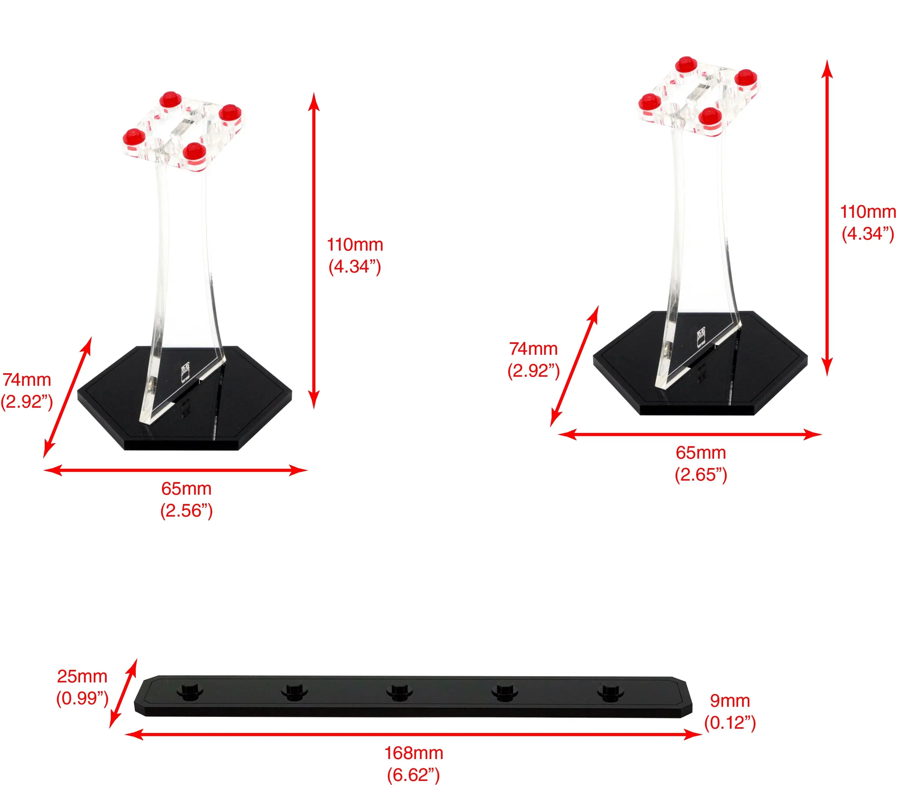 Display Stand for 75364 - New Republic E-Wing vs. Shin