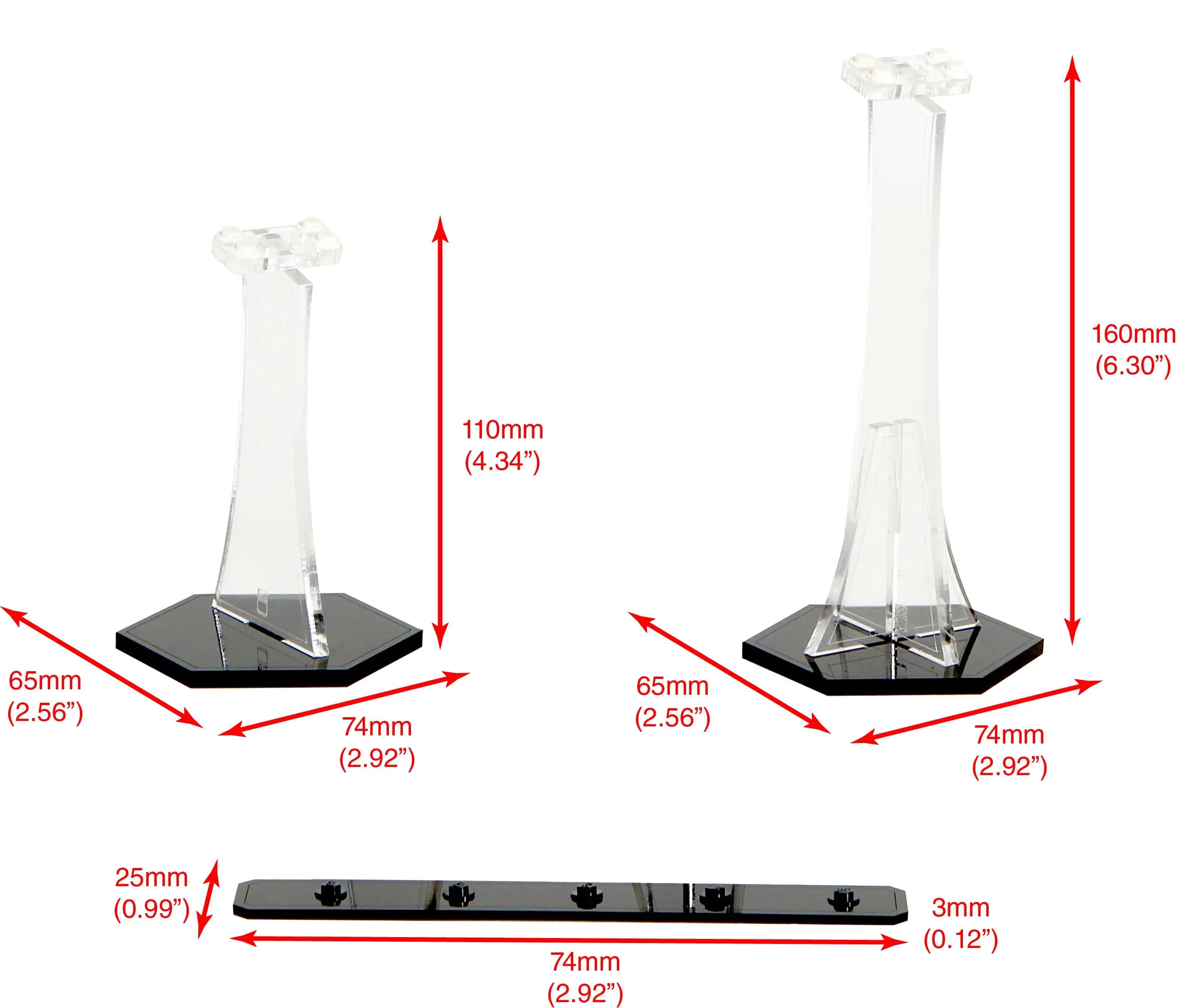 Display Stand for 75393 - TIE Fighter & X-Wing Mash-up