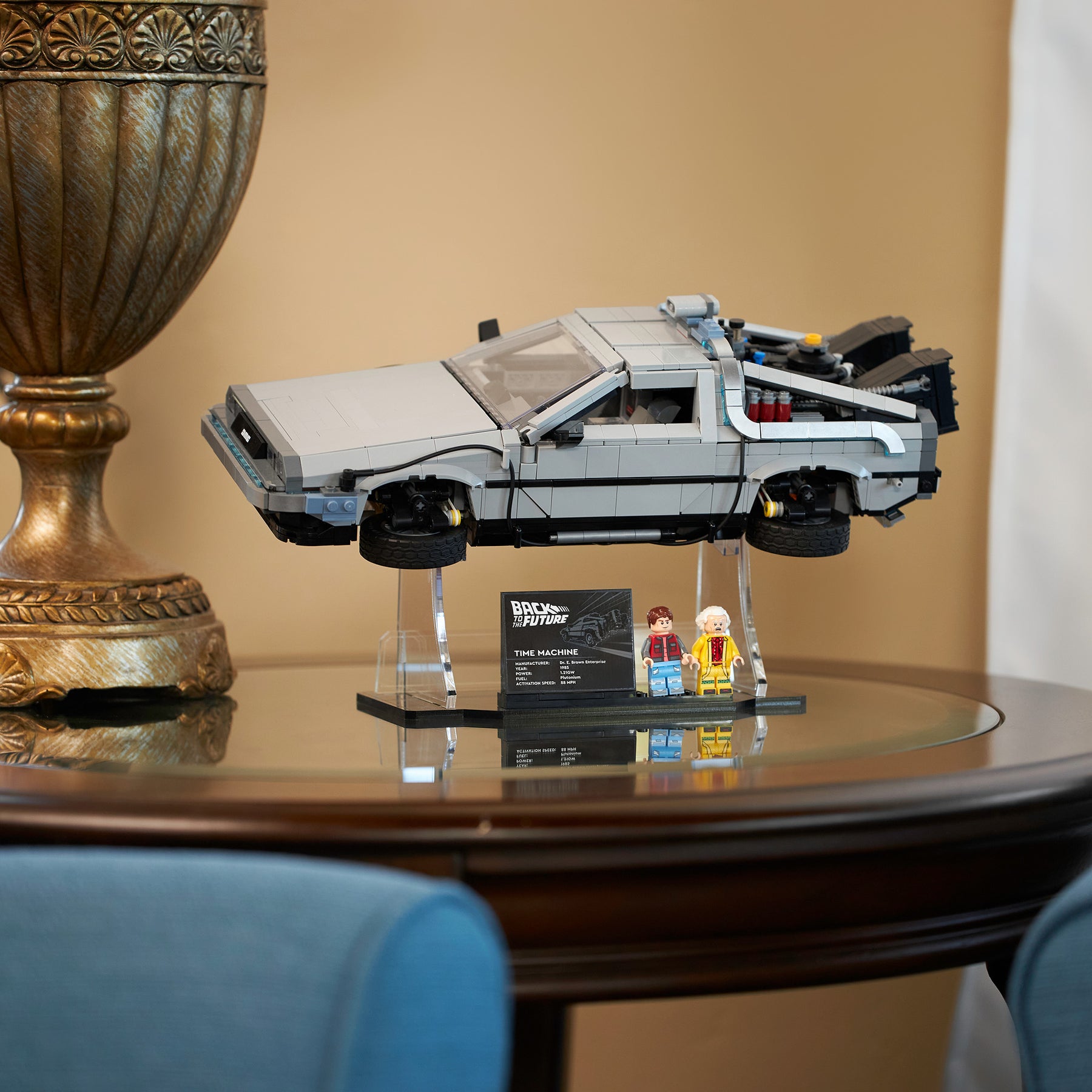 Display Frame for Back to the Future Time Machine Minifigures - LEGO 10300  DeLorean – Display Frames for Lego Minifigures