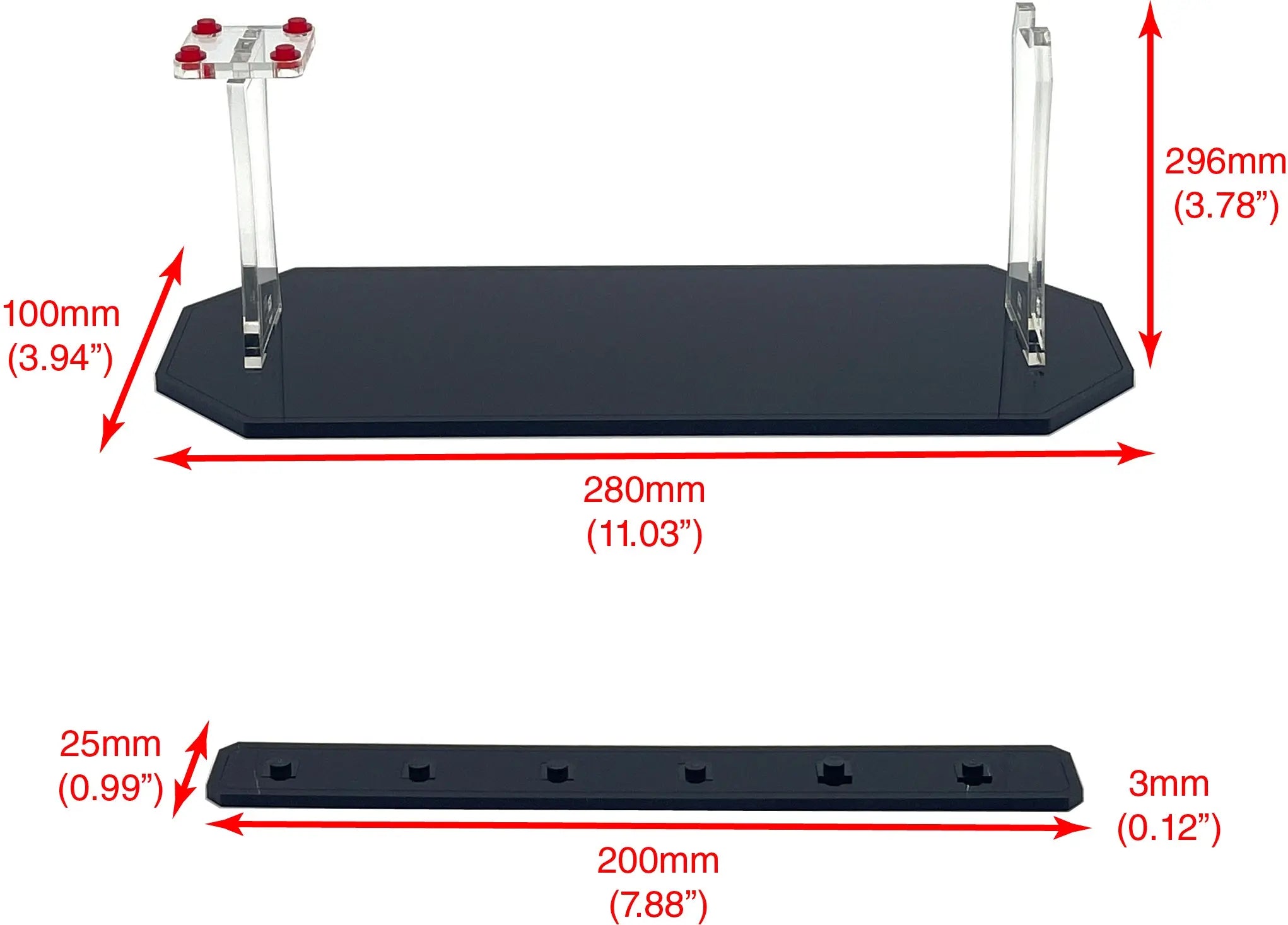 Acrylic Display Stand for LEGO 75315 Imperial Light Cruiser