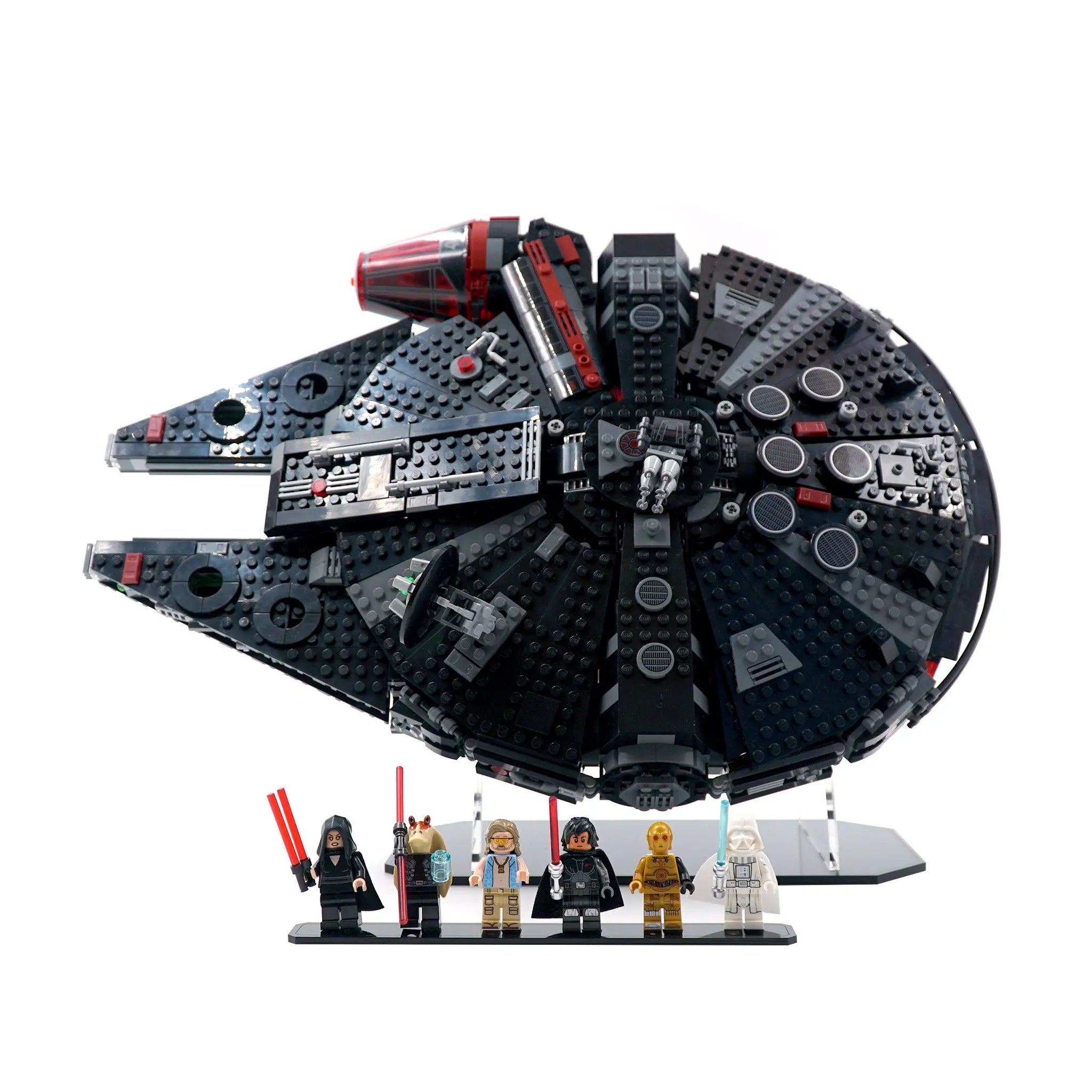 Acrylic Display Stand for LEGO 75389 The Dark Falcon | Brickcessories