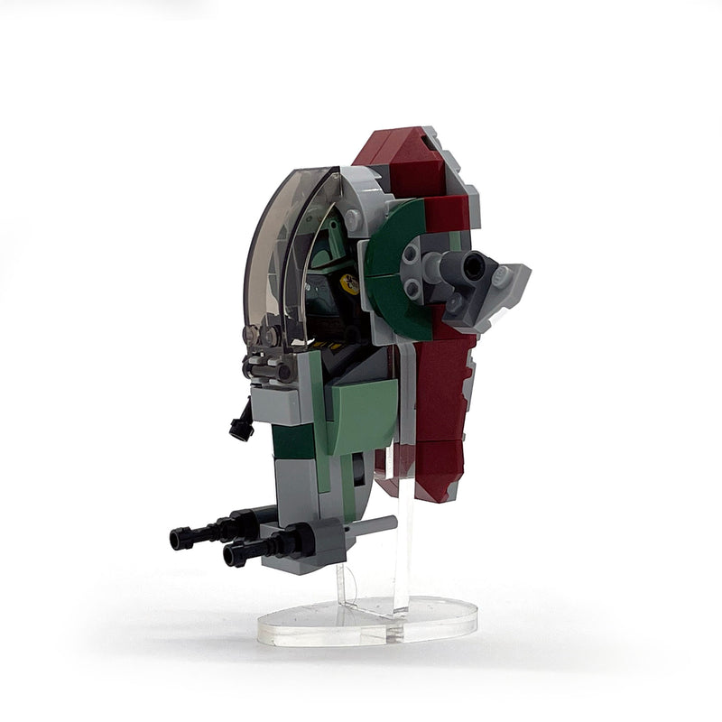 Display stand for boba fett microfighter