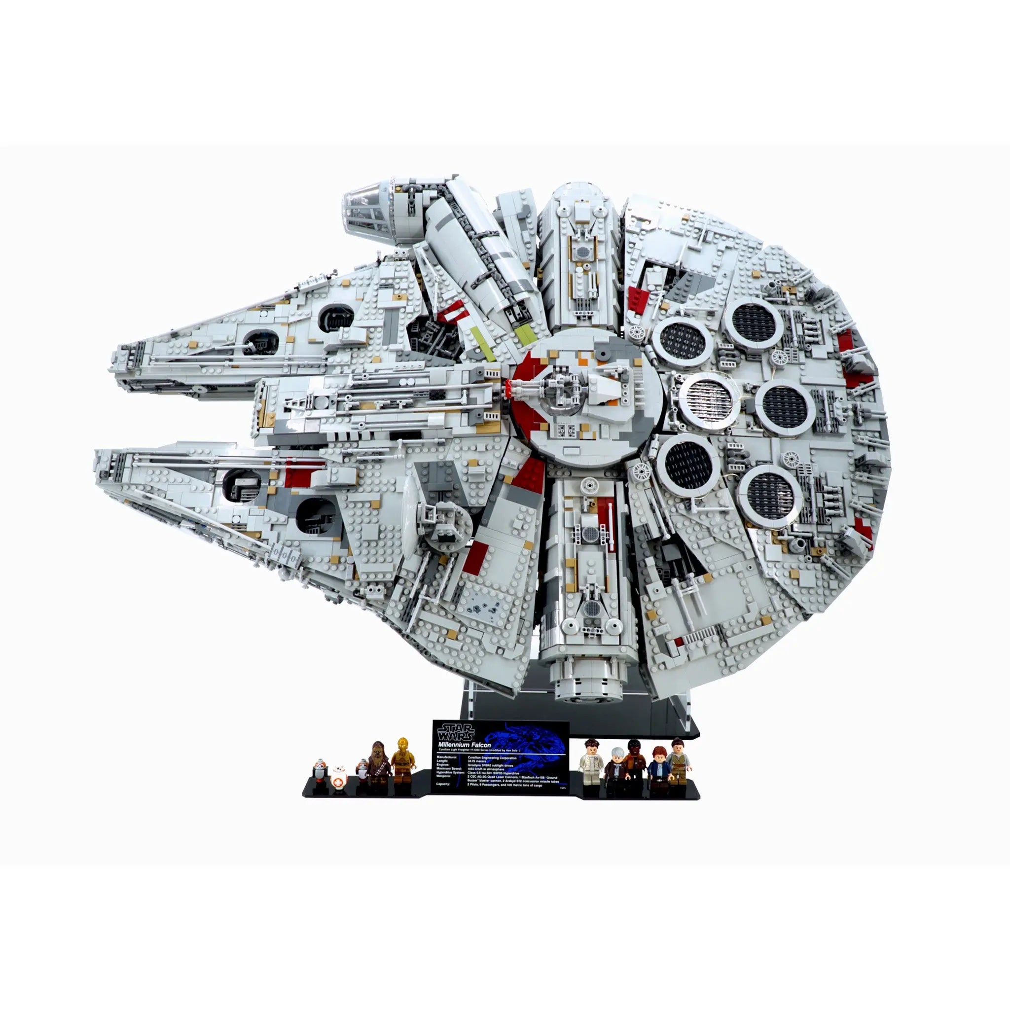 Acrylic Display Stand for LEGO 75192 Millennium Falcon UCS