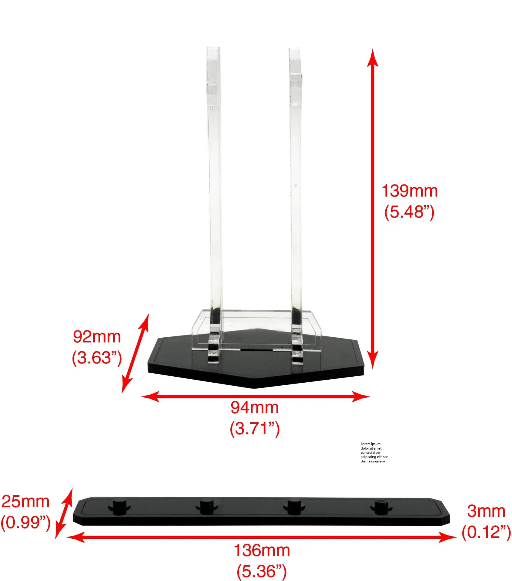 Display Stand for 75362 - Ahsoka Tano's T-6 Jedi Shuttle
