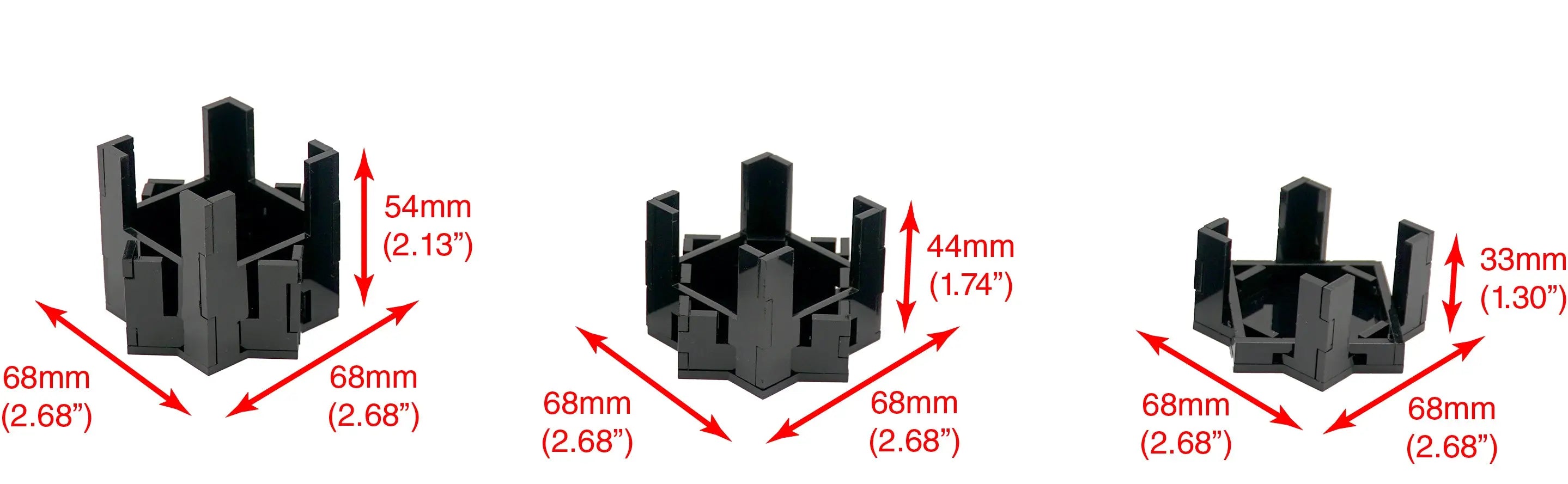 Acrylic Pot Stands for LEGO 10309 Succulents | Brickcessories