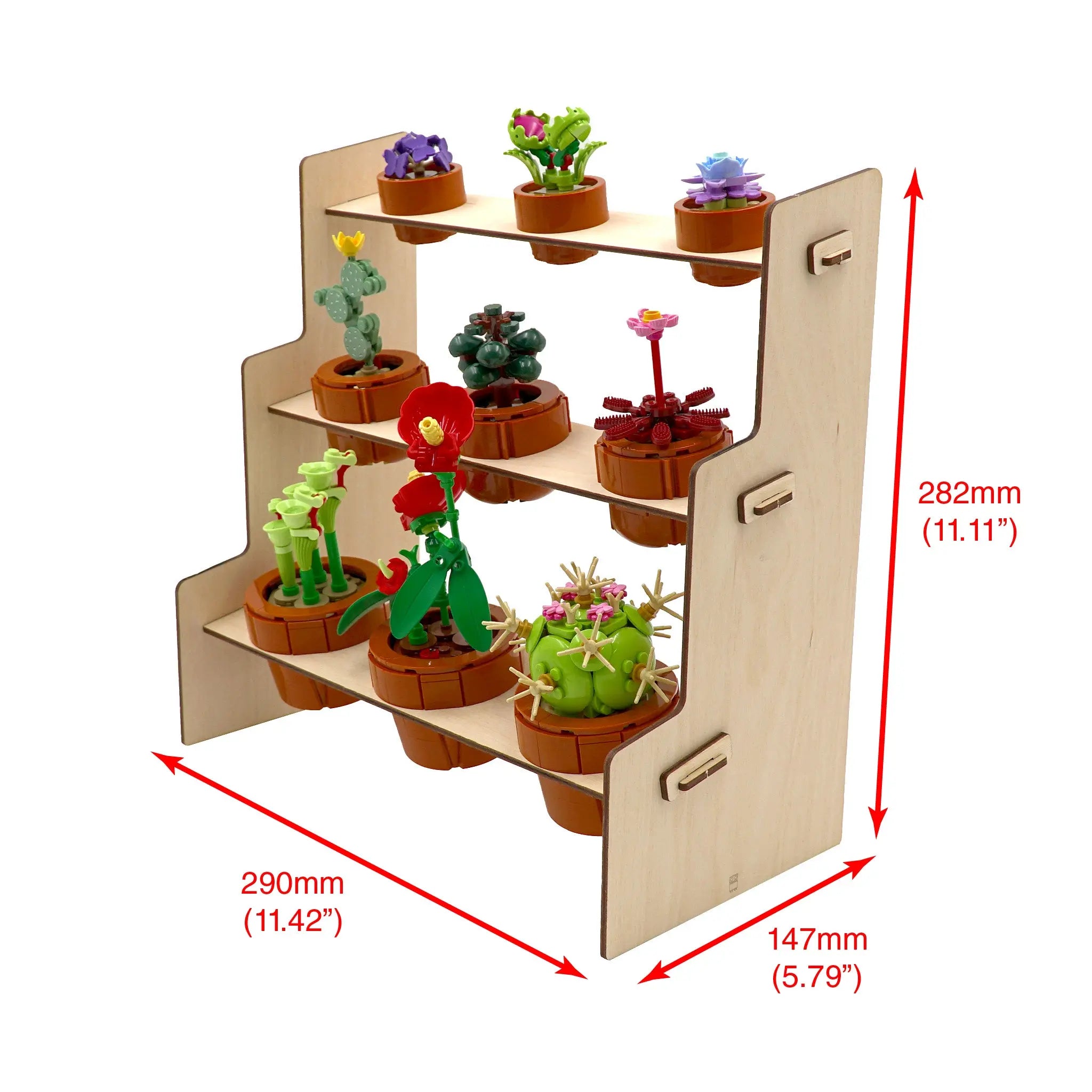 south peak plants出品 Plant Shelf for 10329 - Tiny Plants – Brickcessories