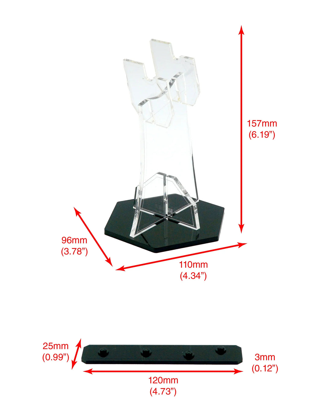Brickcessories  Display Stand for 75401 - Ahsoka's Jedi Interceptor