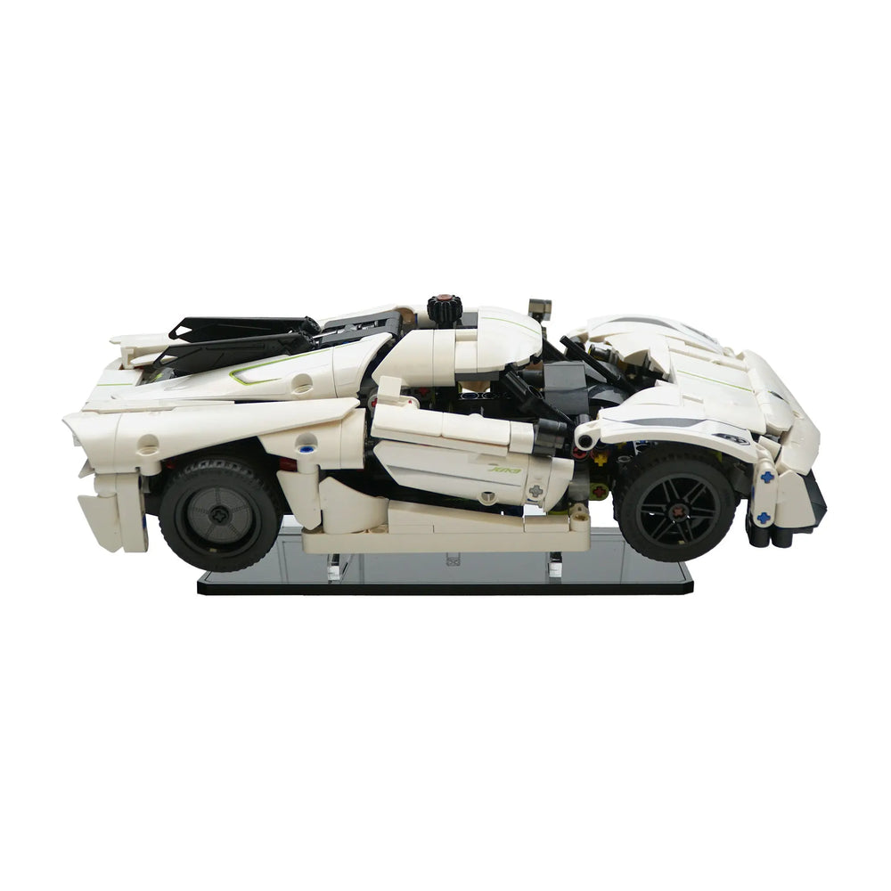 Brickcessories  Display Stand for 42184 - Koenigsegg Jesko Absolut White Hypercar