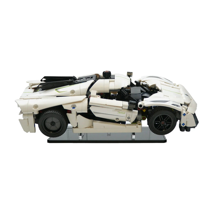 Brickcessories  Display Stand for 42184 - Koenigsegg Jesko Absolut White Hypercar