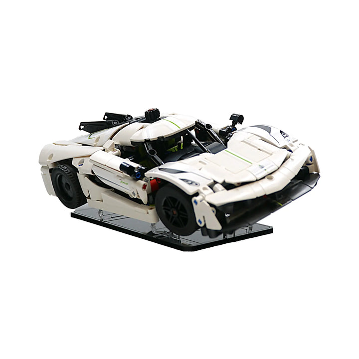 Brickcessories  Display Stand for 42184 - Koenigsegg Jesko Absolut White Hypercar