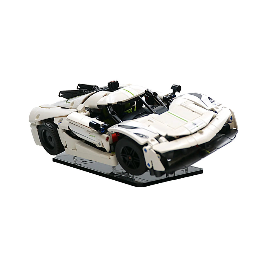 Brickcessories  Display Stand for 42184 - Koenigsegg Jesko Absolut White Hypercar