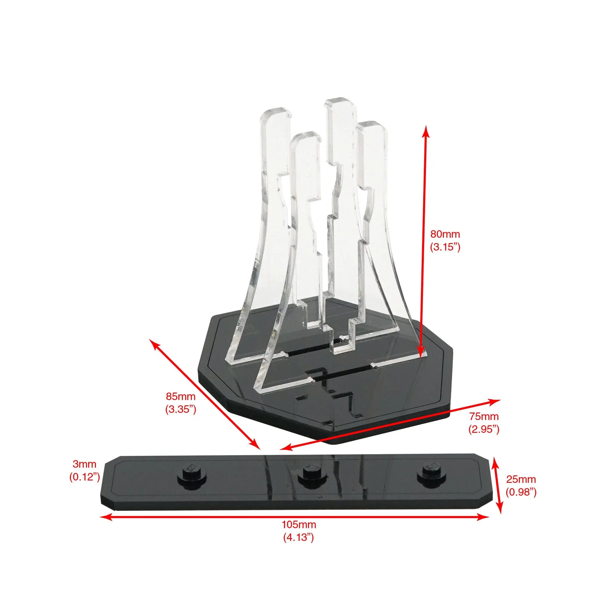 Acrylic Display Stand for LEGO 75432 V-19 Torrent Starfighter