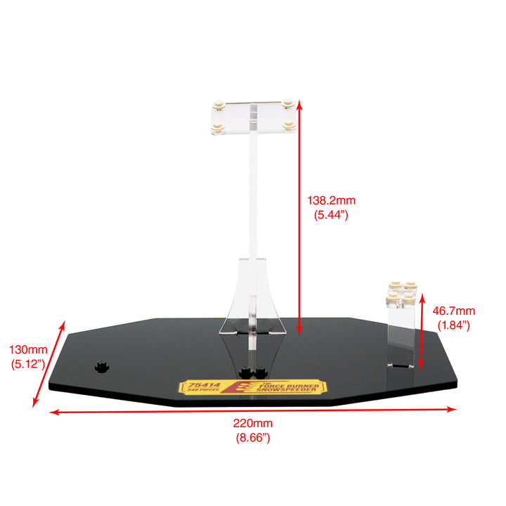 Display Stand for 75414 - The Force Burner Snowspeeder