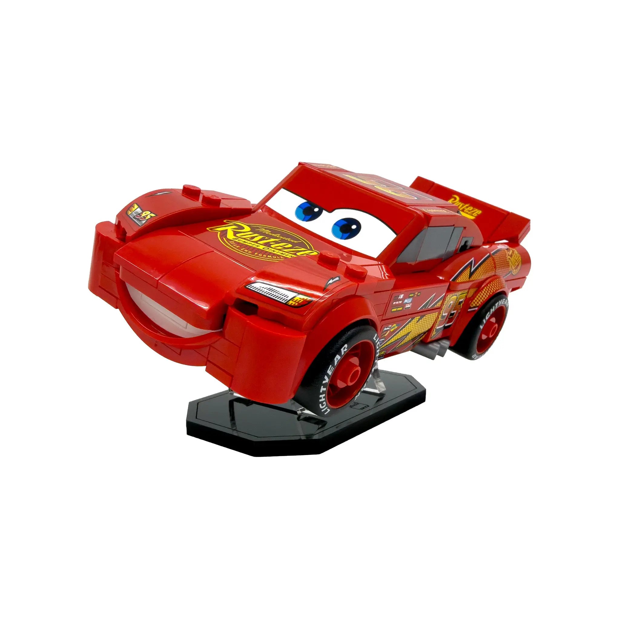 Acrylic Display Stand for LEGO 77255 Lightning McQueen