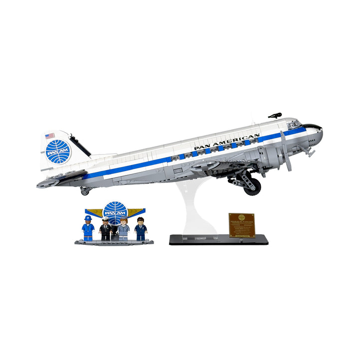 Display Stand for LEGO Icons Douglas DC-3 PAN AM Airliner (11378)