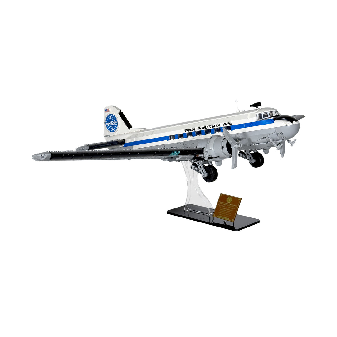 Display Stand for LEGO Icons Douglas DC-3 PAN AM Airliner (11378)