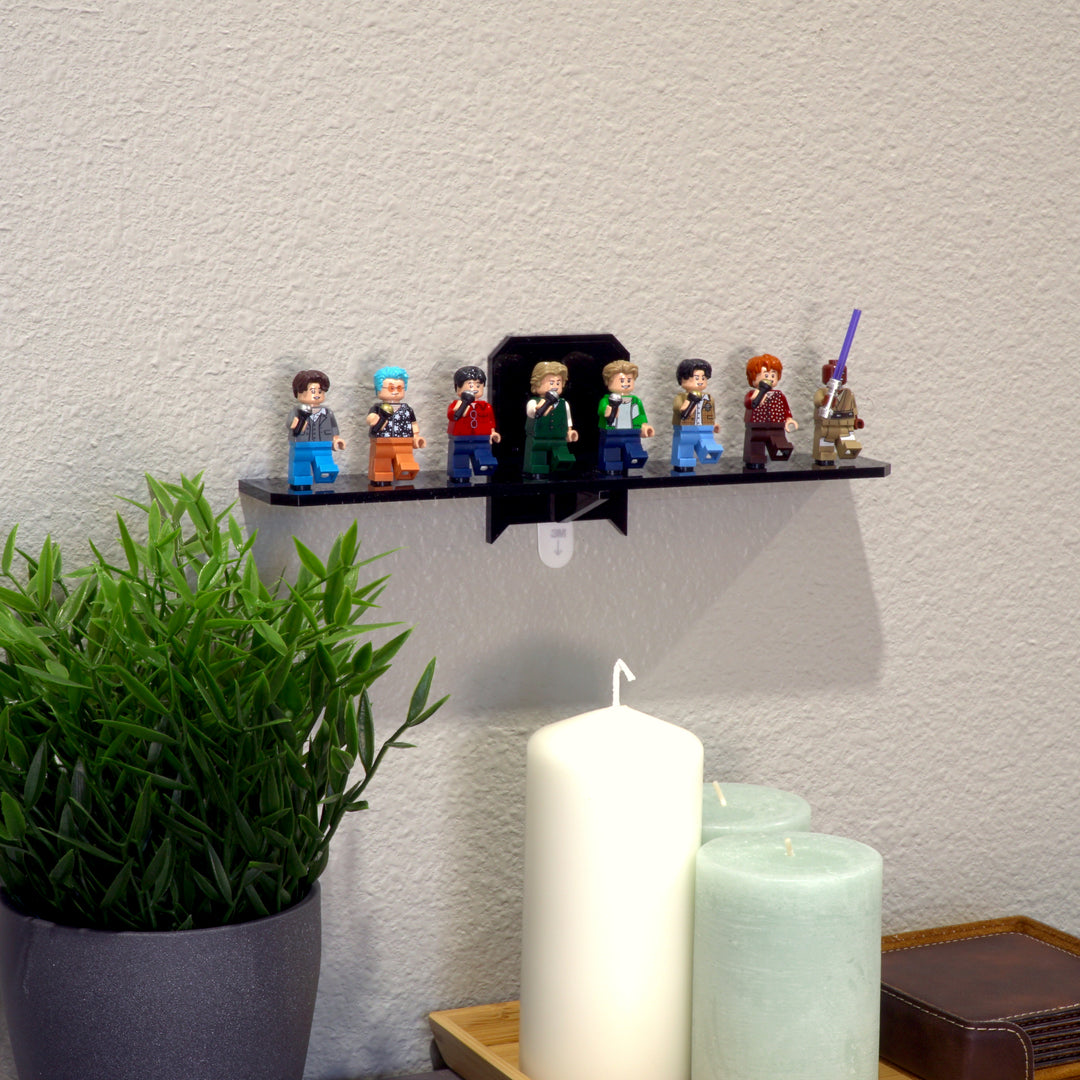 Wall-Mount Display Stand for LEGO® Minifigures