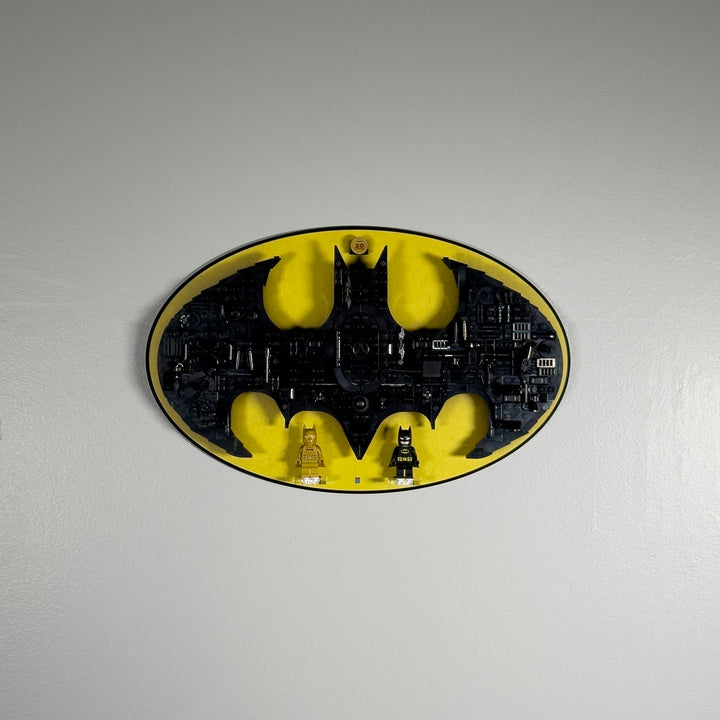 Wall-Mount Display Stand for LEGO Batman - Batman Logo (76330)
