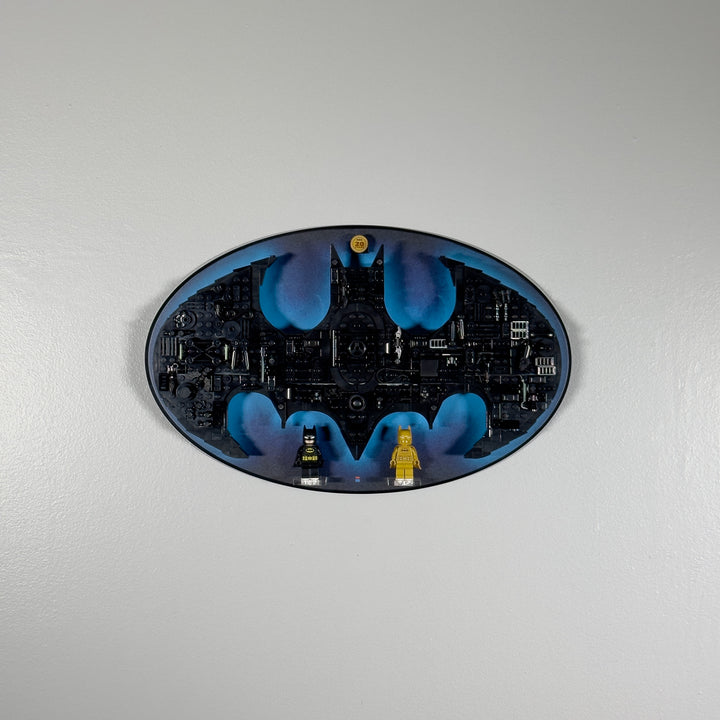 Wall-Mount Display Stand for LEGO Batman - Batman Logo (76330)