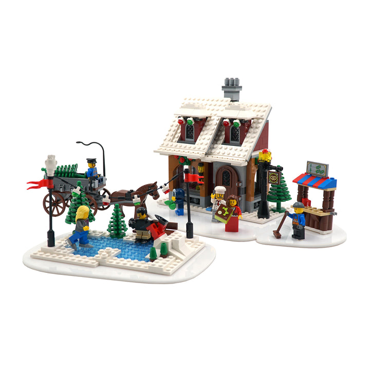 Brickcessories  Display Base for 10216 - Winter Village Bakery