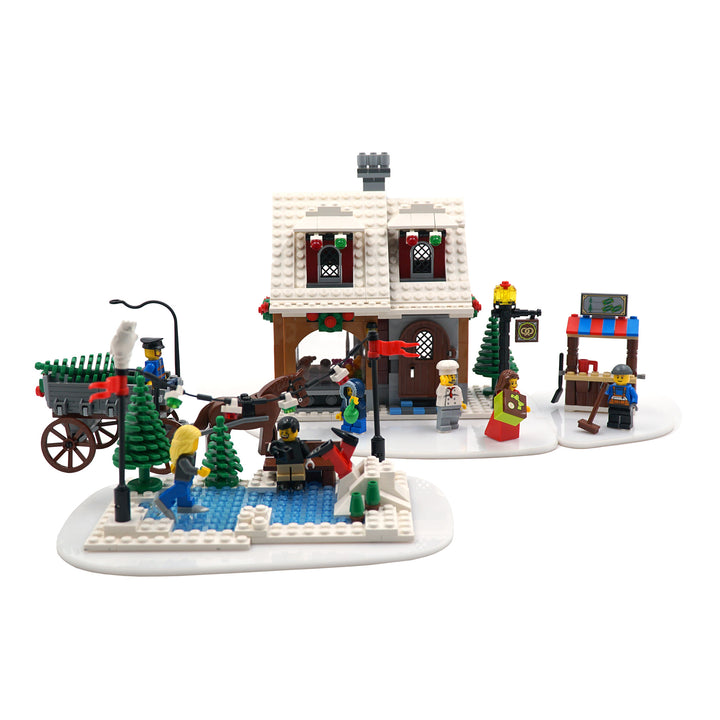 Brickcessories  Display Base for 10216 - Winter Village Bakery