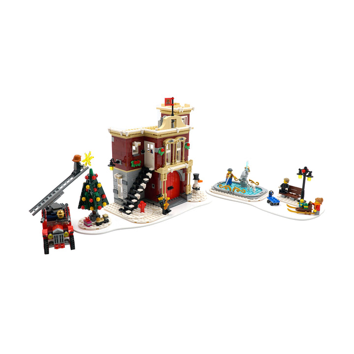 Display Base for 10263 - Winter Village Fire Station