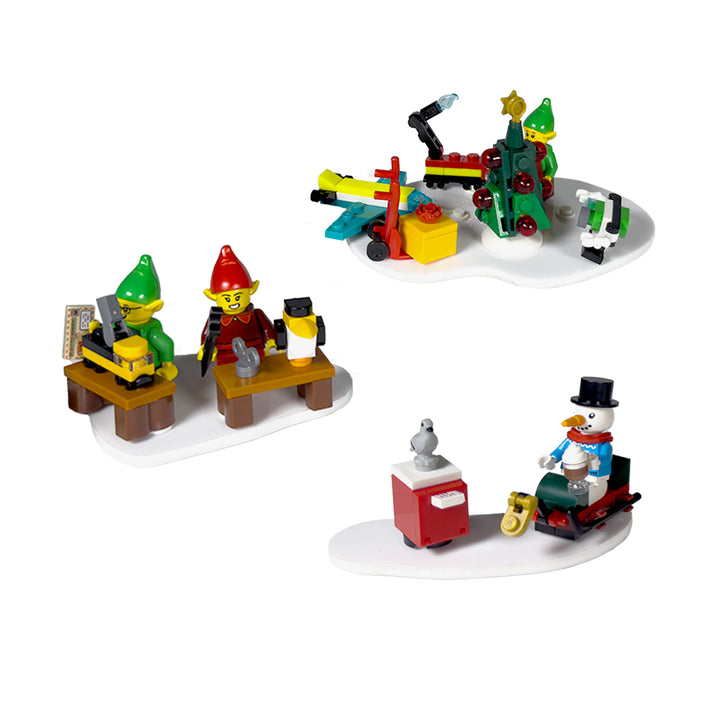 Small Display Bases for LEGO Winter Village