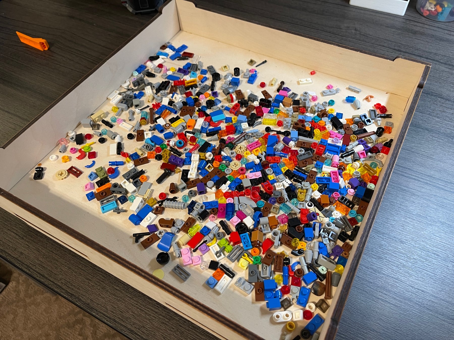 Building a Lego sorter to sort lego by size. 
